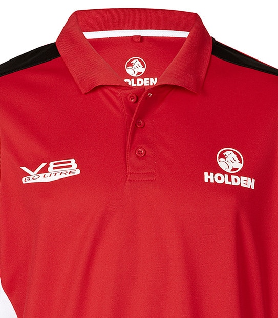 Men's Holden Printed Polo Shirt - Red