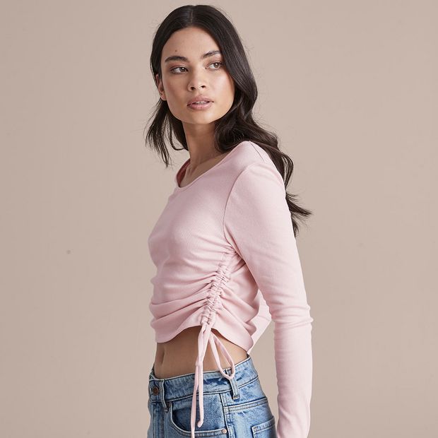Ruched side top online