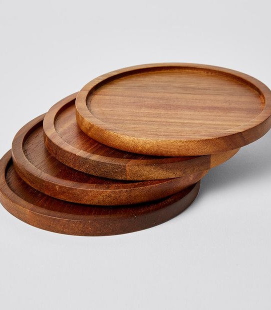 Pack of 4 Wooden Coasters
