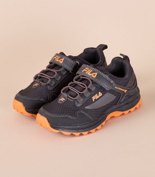 Fila Kids Junior Arpino Runners - Charcoal/Orange