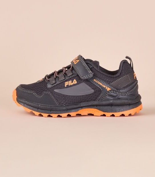Fila Kids Junior Arpino Runners - Charcoal/Orange
