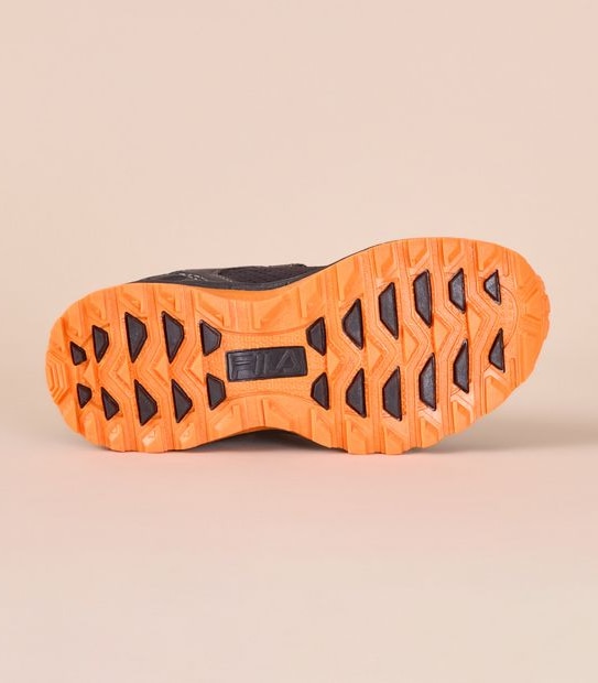 Fila Kids Junior Arpino Runners - Charcoal/Orange