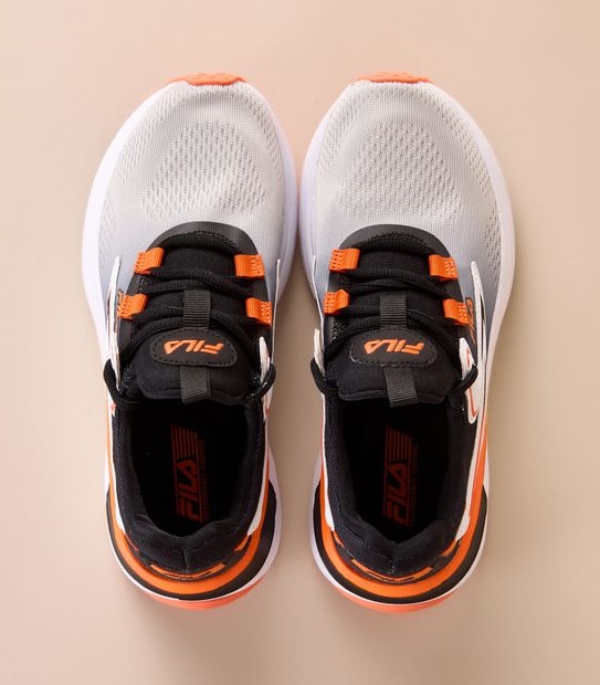 Fila Kids Senior Piacenza Sneakers - Black/Orange