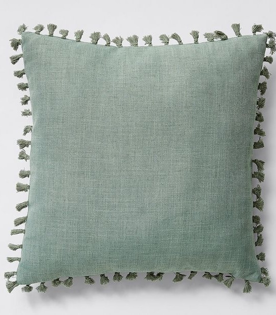 Marcella Tassel Textured Cushion