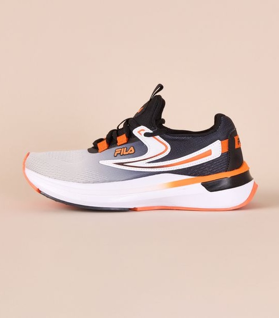 Fila Kids Senior Piacenza Sneakers - Black/Orange