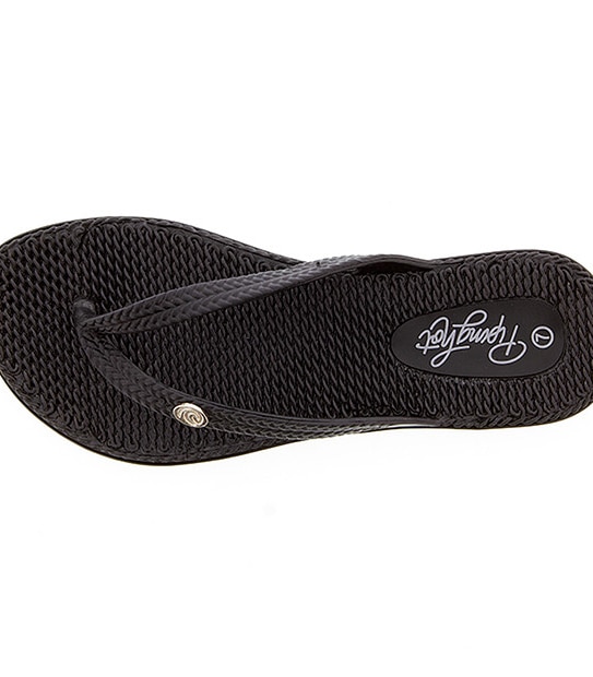 Piping Hot Freo Thongs - Black