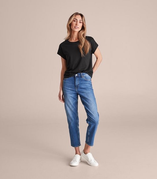 Supima Roll Cuff T-Shirt