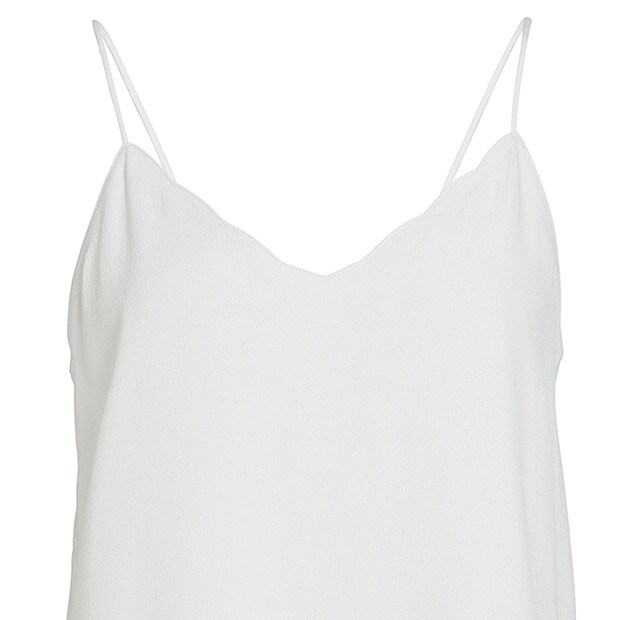 Lily Loves Scallop Cami White Target Australia