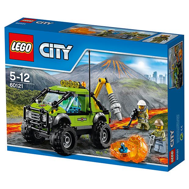 lego city volcano exploration truck