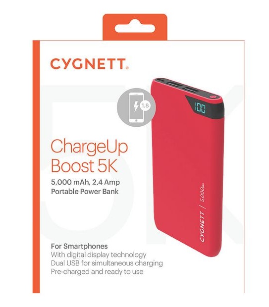 Cygnett ChargeUp Boost 5k mAh Powerbank