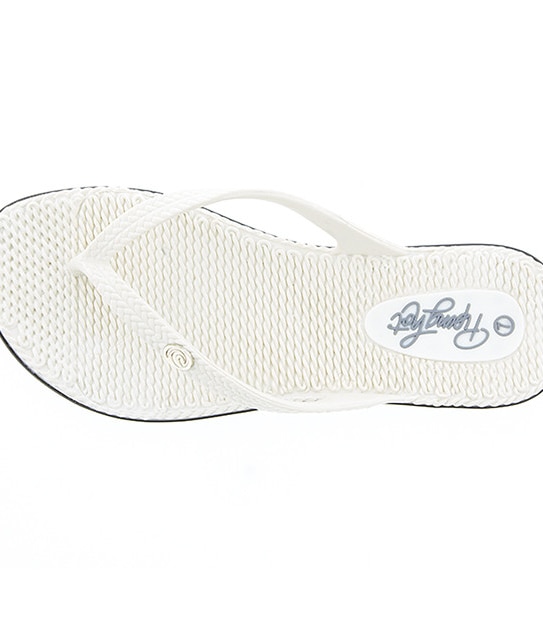 Piping Hot Freo Thongs - White