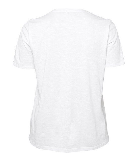 Belle Curve Print T-Shirt - White 4 of 5