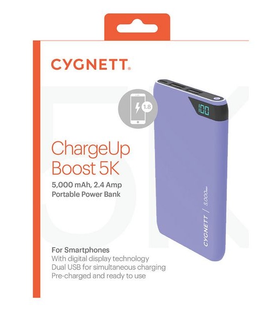 Cygnett ChargeUp Boost 5k mAh Powerbank