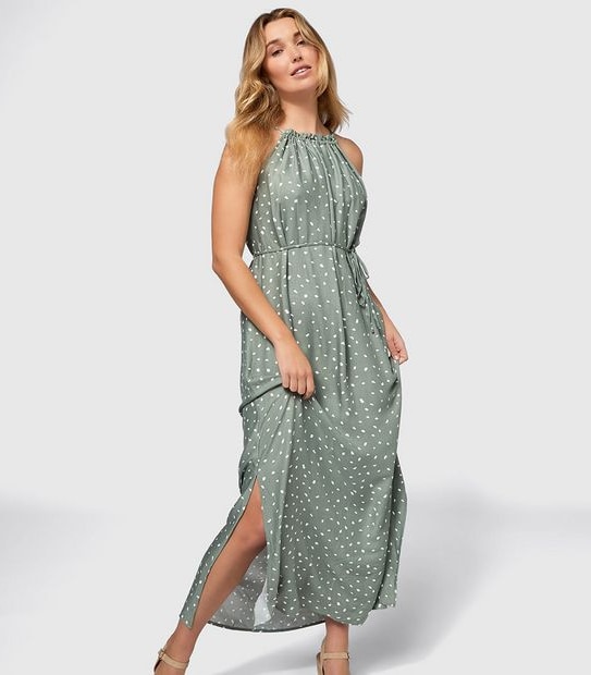 Halter Neck Maxi Dress