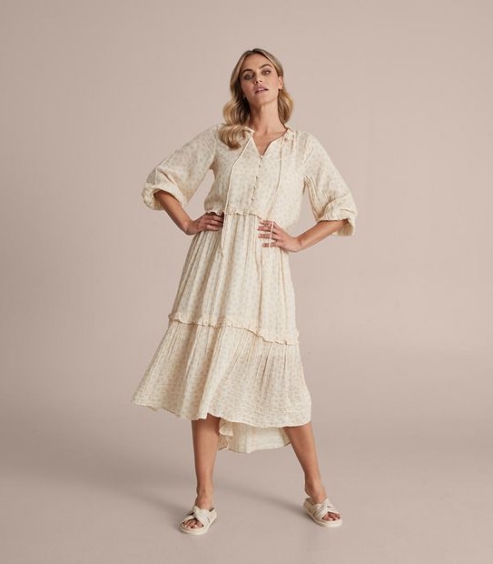 Frill Collar Dress
