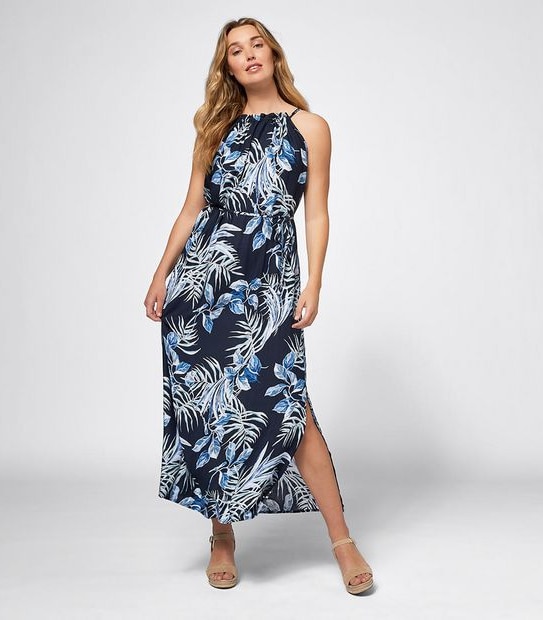 Halter Neck Maxi Dress