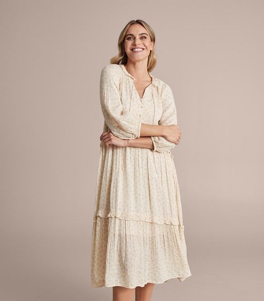 Frill Collar Dress