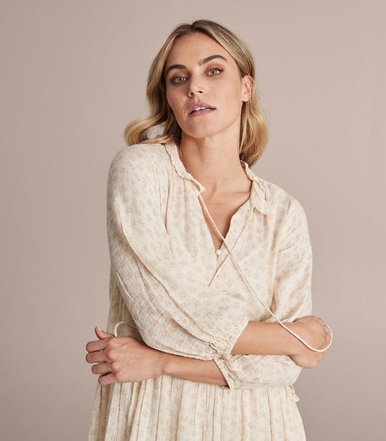 Frill Collar Dress