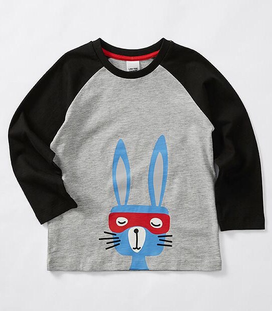 Masked Bunny Jersey Flannelette Pyjama Set