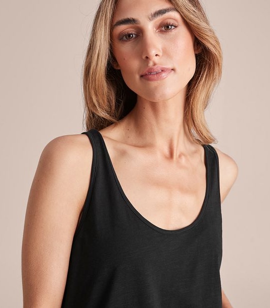 Organic Cotton Slub Tank Top Target Australia
