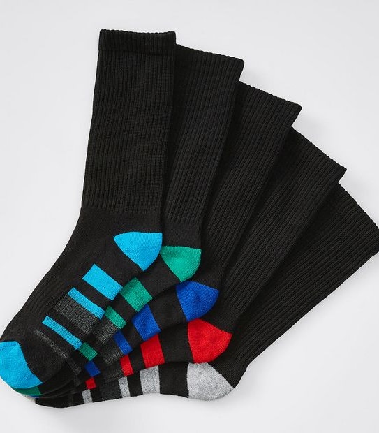 Maxx 5 Pack Crew Sport Socks - Black | Target Australia