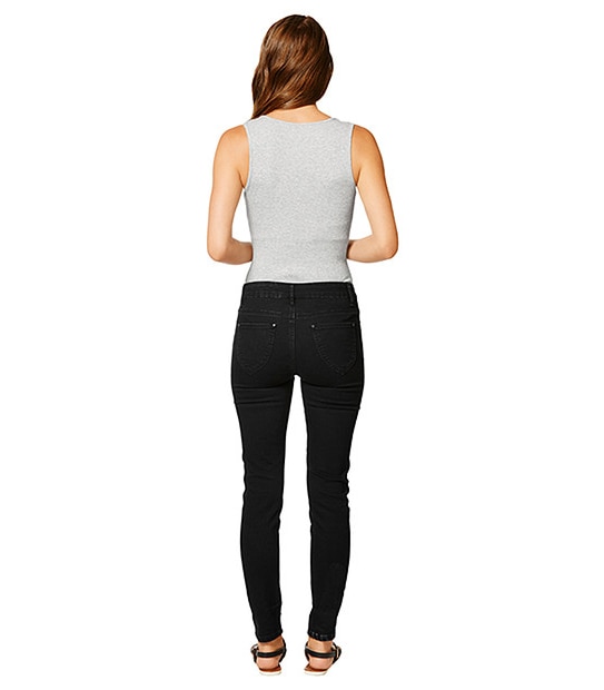 Lily Loves Cross Front Bodysuit - Grey 2 of 4