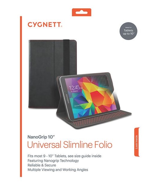 Cygnett NanoGrip 10" Universal Slimline Tablet Case