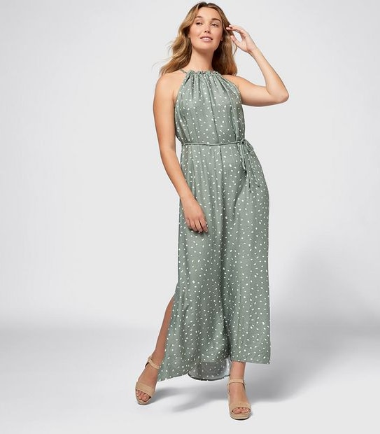 Halter Neck Maxi Dress
