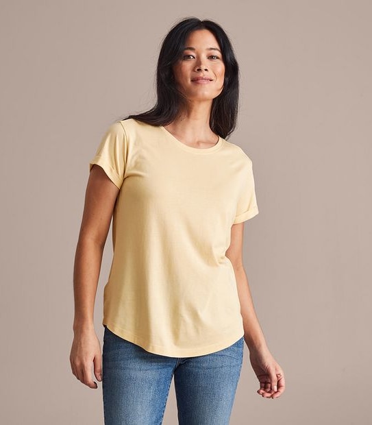 Cotton/Modal Relaxed T-Shirt