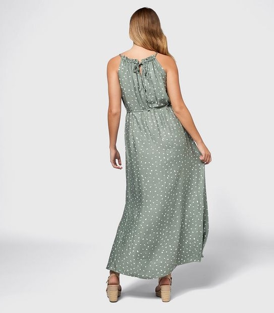 Halter Neck Maxi Dress