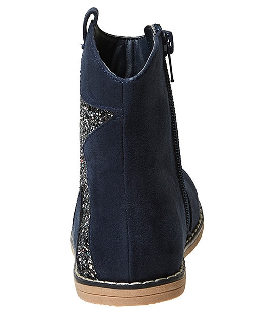 Sparkle Ankle Boots - Navy