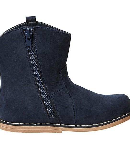 Sparkle Ankle Boots - Navy