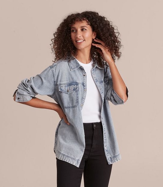 Denim Shacket