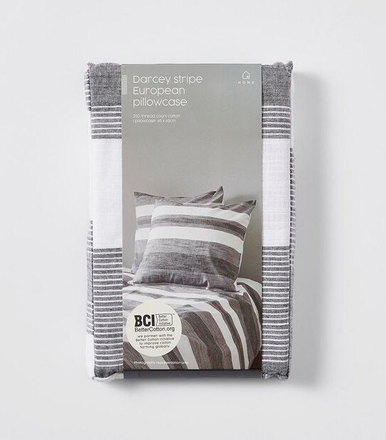 Darcey Stripe European Pillowcase