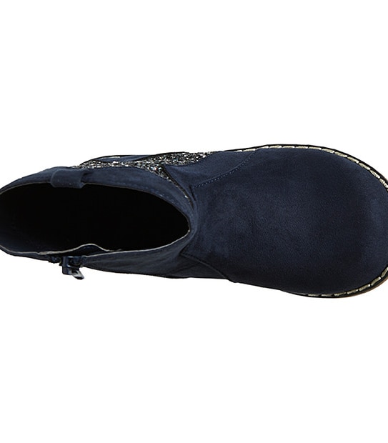 Sparkle Ankle Boots - Navy