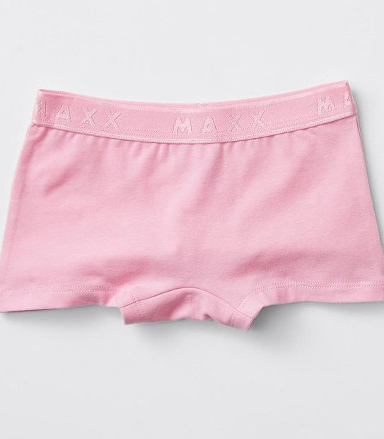 Maxx Younger Girls 3 Pack Shorties - Pink/White