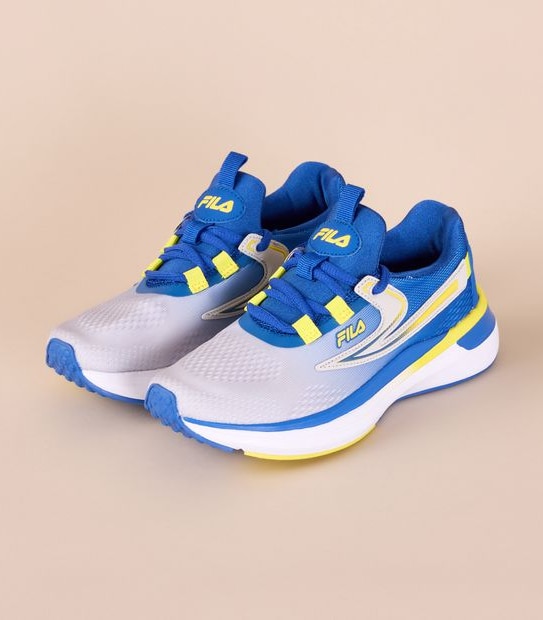 Fila Kids Senior Piacenza Sneakers - Blue/Grey