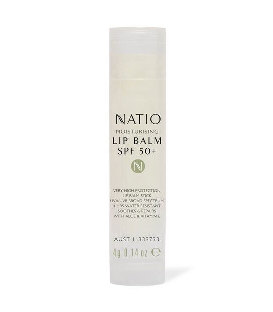 Natio Moisturising Lip Balm SPF 50 Target Australia