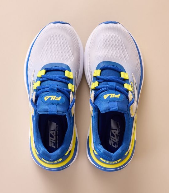 Fila Kids Senior Piacenza Sneakers - Blue/Grey