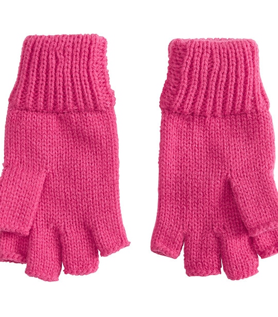 Basic Knitted Fingerless Gloves