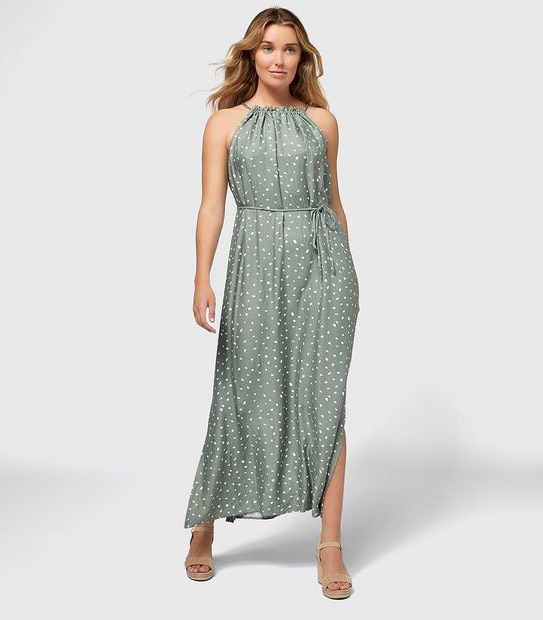 Halter Neck Maxi Dress
