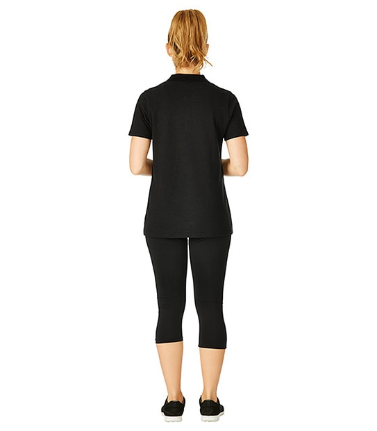 Active Polo Top - Black