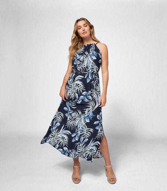 Halter Neck Maxi Dress