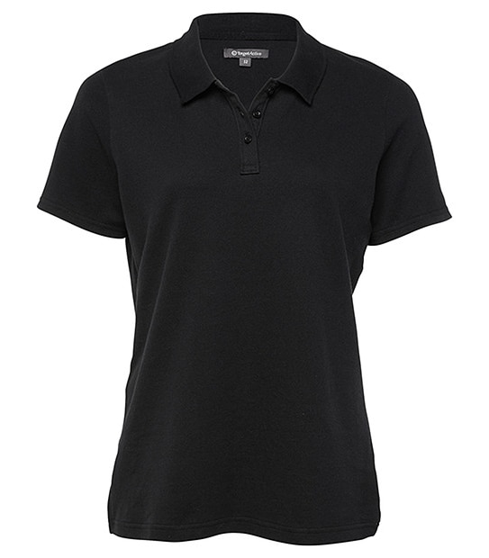 Active Polo Top - Black