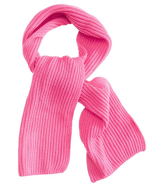  Basic Knitted Scarf - Pink