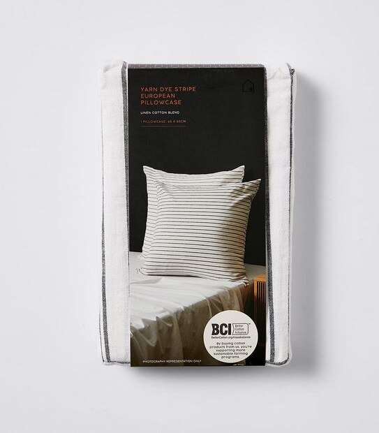 Yarn Dye Stripe European Pillowcase