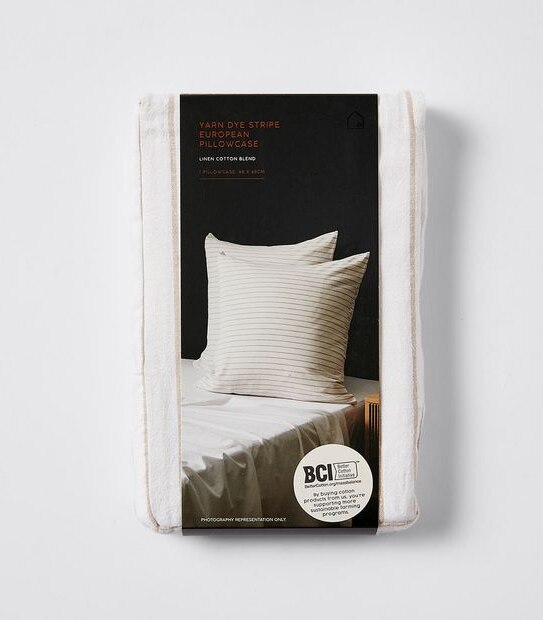 Yarn Dye Stripe European Pillowcase