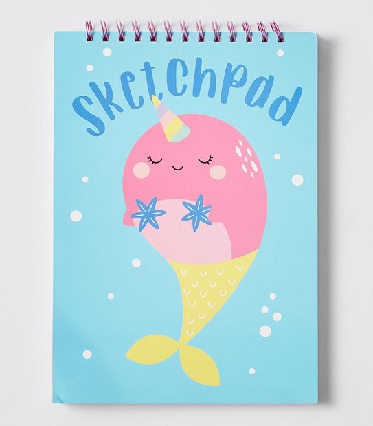 A4 Narwhal Sketchpad