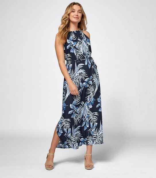 Halter Neck Maxi Dress