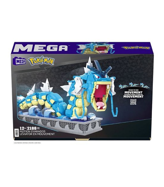 MEGA Construx Pokemon Motion Gyarados Building Set